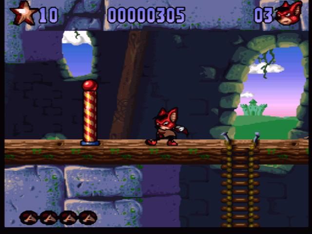 Aero the Acro-Bat 2 screenshot 4 for Sega Mega Drive